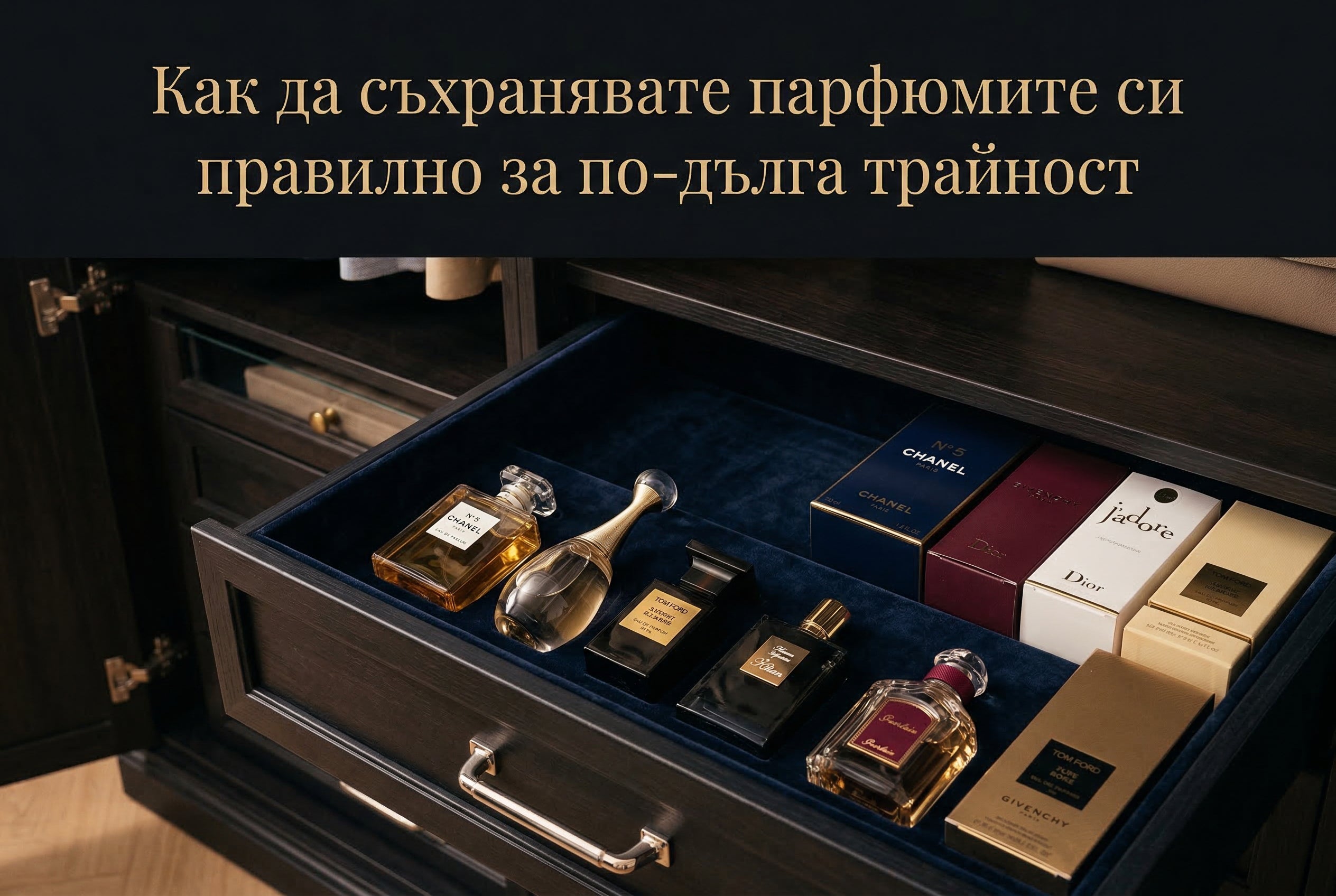 Как да съхранявате парфюмите си правилно за по-дълга трайност